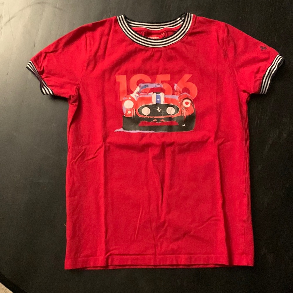 Ferrari t shirt 9 -10 year old boys